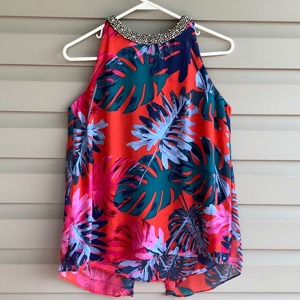 Jennifer Lopez Flowy Top - Petite Small